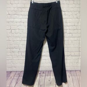 Woolmark dress pant in black